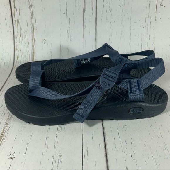 Chaco Bodhi Men’s Adjustable Strap Sandals Slides Blue Size 12 - Picture 3 of 7
